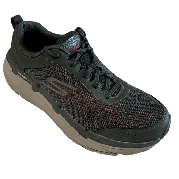 Skechers Go Run Ultra Max Cushioning Premier Running Gray Shoes 220078 Sz 9.5 - Picture 1 of 13